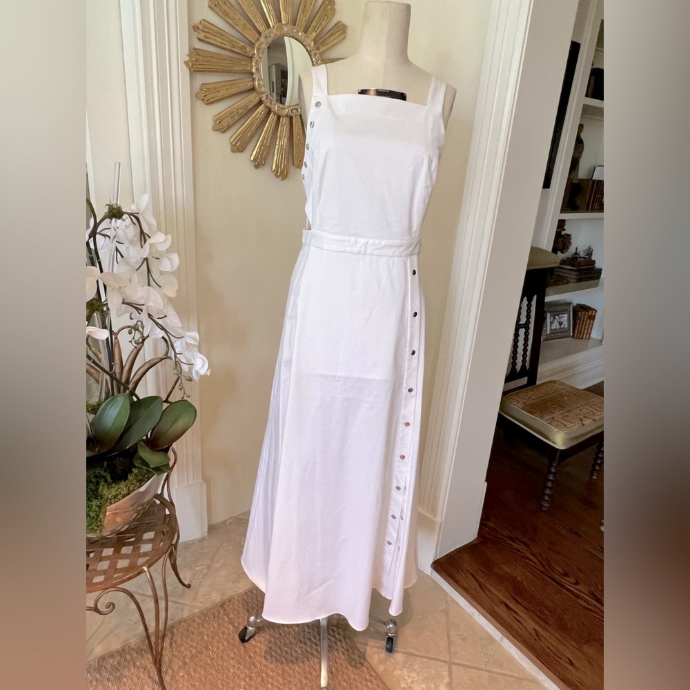 Heavy cotton with silver snaps dress